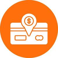 Direct Debit Multi Color Circle Icon vector