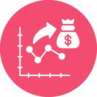 Average Selling Price Multi Color Circle Icon vector