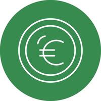 Euro Multi Color Circle Icon vector