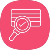 Soil Sampling Line Curve Icon Design vector