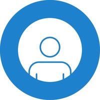 User Multi Color Circle Icon vector