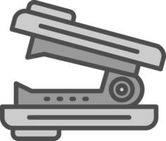 Stapler Remover Line Filled Greyscale Icon Design vector