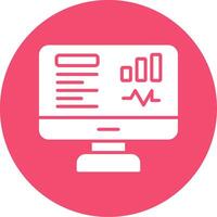 Dashboard Multi Color Circle Icon vector