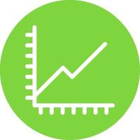 Chart Multi Color Circle Icon vector