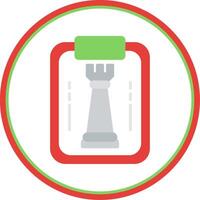 Strategy Flat Circle Icon vector