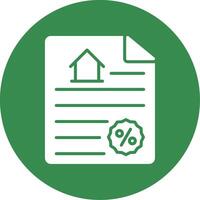 Contract Multi Color Circle Icon vector