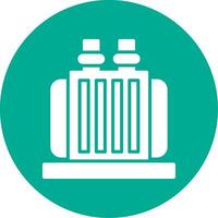 Transformer Multi Color Circle Icon vector
