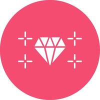 diamante multi color circulo icono vector