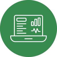 Dashboard Multi Color Circle Icon vector