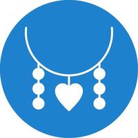Necklace Multi Color Circle Icon vector