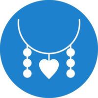 Necklace Multi Color Circle Icon vector