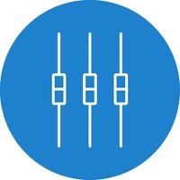 Box Plot Multi Color Circle Icon vector