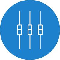 Box Plot Multi Color Circle Icon vector