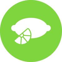 Lemon Multi Color Circle Icon vector