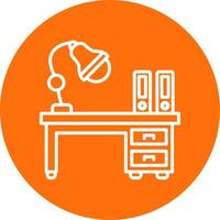 Workspace Multi Color Circle Icon vector