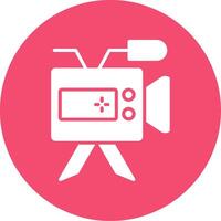 Camera Multi Color Circle Icon vector