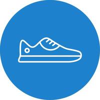 Sneaker Multi Color Circle Icon vector