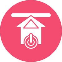 Upload Multi Color Circle Icon vector