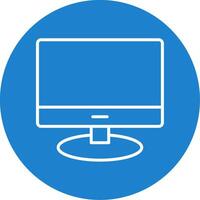 Lcd Multi Color Circle Icon vector
