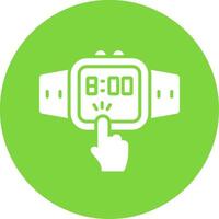 Touchscreen Multi Color Circle Icon vector