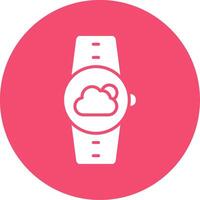 Weather Multi Color Circle Icon vector