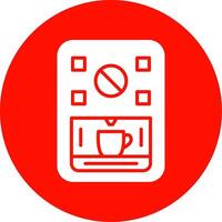 Coffee Machine Multi Color Circle Icon vector