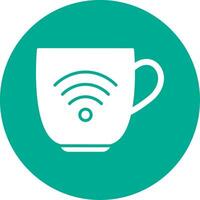 Wifi Multi Color Circle Icon vector