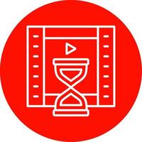 Duration Multi Color Circle Icon vector