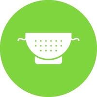Strainer Multi Color Circle Icon vector