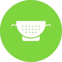 Strainer Multi Color Circle Icon vector