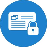 Secure Payment Multi Color Circle Icon vector