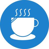 Cup Multi Color Circle Icon vector