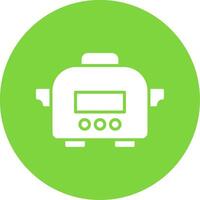 Slow Cooker Multi Color Circle Icon vector