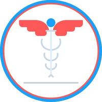 Medicine Flat Circle Icon vector