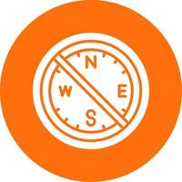 Prohibited Sign Multi Color Circle Icon vector