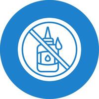 Prohibited Sign Multi Color Circle Icon vector