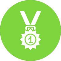 Medal Multi Color Circle Icon vector