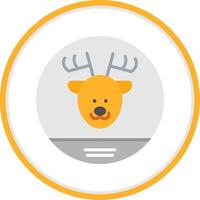 Fauna Flat Circle Icon vector