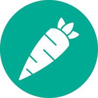 Carrot Multi Color Circle Icon vector