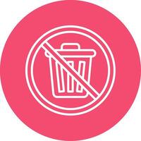 Prohibited Sign Multi Color Circle Icon vector