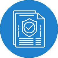 Documents Multi Color Circle Icon vector