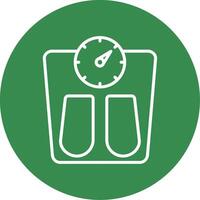 Scales Multi Color Circle Icon vector