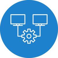 Multitask Multi Color Circle Icon vector