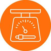 Scales Multi Color Circle Icon vector