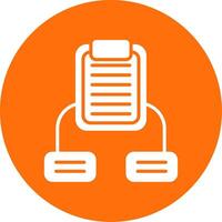 Tasks Multi Color Circle Icon vector