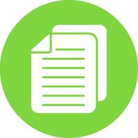 File Multi Color Circle Icon vector