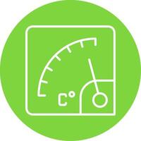 Gauge Multi Color Circle Icon vector