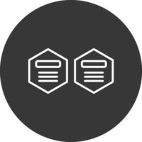 Infographic Elements Line Inverted Icon Design vector