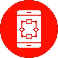 Algorithm Multi Color Circle Icon vector