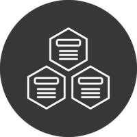 Infographic Elements Line Inverted Icon Design vector